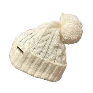 Michael Kors Ivory Knit Beanie